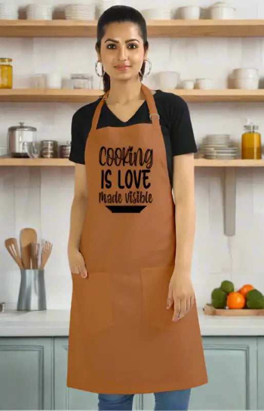 Unisex Apron Cooking Is Love
